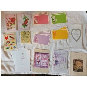 29 Vintage Postcards and Cards, Valentines Day, Wedding, Strawberry Shortcake +